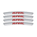 AWE-HAVAL-01, 4PCS 3D Wheel Hub Stickers Decorative Stickers, Aluminum Alloy Material for All HAVAL Models Accessories