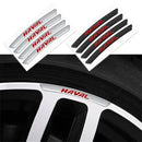 AWE-HAVAL-01, 4PCS 3D Wheel Hub Stickers Decorative Stickers, Aluminum Alloy Material for All HAVAL Models Accessories