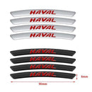 AWE-HAVAL-01, 4PCS 3D Wheel Hub Stickers Decorative Stickers, Aluminum Alloy Material for All HAVAL Models Accessories