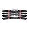 AWE-HONDA-01, 4PCS 3D Wheel Hub Stickers Decorative Stickers, Aluminum Alloy Material for All HONDA Models Accessories