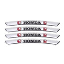 AWE-HONDA-01, 4PCS 3D Wheel Hub Stickers Decorative Stickers, Aluminum Alloy Material for All HONDA Models Accessories