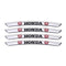 AWE-HONDA-01, 4PCS 3D Wheel Hub Stickers Decorative Stickers, Aluminum Alloy Material for All HONDA Models Accessories