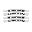 AWE-HYUNDAI-01, 4PCS 3D Wheel Hub Stickers Decorative Stickers, Aluminum Alloy Material for All HYUNDAI Models Accessories