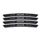 AWE-JAGUAR-01, 4PCS 3D Wheel Hub Stickers Decorative Stickers, Aluminum Alloy Material for All JAGUAR Models Accessories