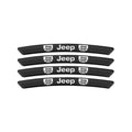 AWE-JEEP-01, 4PCS 3D Wheel hub Stickers Decorative Stickers, Aluminum Alloy Material for All JEEP Models Accessories