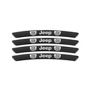 AWE-JEEP-01, 4PCS 3D Wheel hub Stickers Decorative Stickers, Aluminum Alloy Material for All JEEP Models Accessories