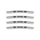 AWE-JEEP-01, 4PCS 3D Wheel hub Stickers Decorative Stickers, Aluminum Alloy Material for All JEEP Models Accessories