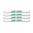 AWE-LANDROVER-01, 4PCS 3D Wheel hub Stickers Decorative Stickers, Aluminum Alloy Material for All LANDROVER Models Accessories