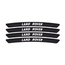 AWE-LANDROVER-01, 4PCS 3D Wheel hub Stickers Decorative Stickers, Aluminum Alloy Material for All LANDROVER Models Accessories