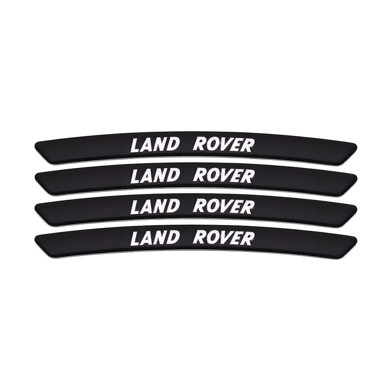 AWE-LANDROVER-01, 4PCS 3D Wheel hub Stickers Decorative Stickers, Aluminum Alloy Material for All LANDROVER Models Accessories