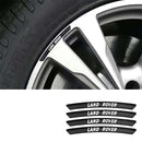 AWE-LANDROVER-01, 4PCS 3D Wheel hub Stickers Decorative Stickers, Aluminum Alloy Material for All LANDROVER Models Accessories
