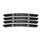 AWE-MAYBACH-01, 4PCS 3D Wheel Hub Stickers Decorative Stickers, Aluminum Alloy Material For All MAYBACH Models Accessories