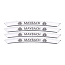 AWE-MAYBACH-01, 4PCS 3D Wheel Hub Stickers Decorative Stickers, Aluminum Alloy Material For All MAYBACH Models Accessories