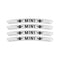 AWE-MINI-01, 4PCS 3D Wheel hub Stickers Decorative Stickers, Aluminum Alloy Material for All MINI Models Accessories