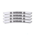 AWE-NISSAN-01, 4PCS 3D Wheel hub Stickers Decorative Stickers, Aluminum Alloy Material for All NISSAN Models Accessories