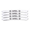 AWE-OPEL-01, 4PCS 3D Wheel Hub Stickers Decorative Stickers, Aluminum Alloy Material for All HAVAL Models Accessories