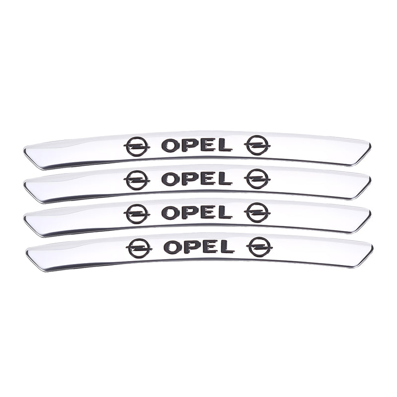 AWE-OPEL-01, 4PCS 3D Wheel Hub Stickers Decorative Stickers, Aluminum Alloy Material for All HAVAL Models Accessories