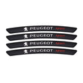 AWE-PEUGEOT-01, 4PCS 3D Wheel Hub Stickers Decorative Stickers, Aluminum Alloy Material for All PEUGEOT Models Accessories