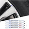 AWE-PEUGEOT-01, 4PCS 3D Wheel Hub Stickers Decorative Stickers, Aluminum Alloy Material for All PEUGEOT Models Accessories