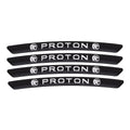 AWE-PROTON-01, 4PCS 3D Wheel Hub Stickers Decorative Stickers, Aluminum Alloy Material For All PROTON Models Accessories