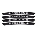 AWE-PROTON-01, 4PCS 3D Wheel Hub Stickers Decorative Stickers, Aluminum Alloy Material For All PROTON Models Accessories