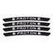 AWE-PROTON-01, 4PCS 3D Wheel Hub Stickers Decorative Stickers, Aluminum Alloy Material For All PROTON Models Accessories