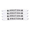 AWE-PROTON-01, 4PCS 3D Wheel Hub Stickers Decorative Stickers, Aluminum Alloy Material For All PROTON Models Accessories