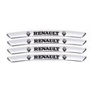 AWE-RENAULT-01, 4PCS 3D Wheel Hub Stickers Decorative Stickers, Aluminum Alloy Material for All RENAULT Models Accessories