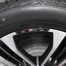 AWE-SLINE-01, 4PCS 3D Wheel hub Stickers Decorative Stickers, Aluminum Alloy Material for All AUDI S LINE Models Accessories