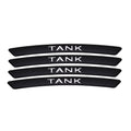AWE-TANK-01, 4PCS 3D Wheel hub Stickers Decorative Stickers, Aluminum Alloy Material for All TANK Models Accessories