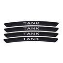 AWE-TANK-01, 4PCS 3D Wheel hub Stickers Decorative Stickers, Aluminum Alloy Material for All TANK Models Accessories