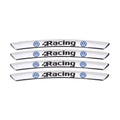 AWE-VW-01, 4PCS 3D Wheel Hub Stickers Decorative Stickers, Aluminum Alloy Material for All VW Models Accessories