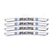 AWE-VW-01, 4PCS 3D Wheel Hub Stickers Decorative Stickers, Aluminum Alloy Material for All VW Models Accessories