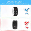 CKC-JAGUAR-A-Z-GM,JAGUAR Old Model Zinc Alloy Key Cover with Keychain | Smart Key Fob Protector | Durable Anti-Scratch Metal Case