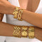 BA-GH1122, Gold Women’s Open Bangle – Stainless Steel Bracelet, Gift for Her