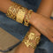 BA-GH1121, Gold Women’s Open Bangle – Stainless Steel Bracelet, Gift for Her