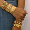 BA-GH1121, Gold Women’s Open Bangle – Stainless Steel Bracelet, Gift for Her
