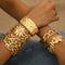 BA-GH1121, Gold Women’s Open Bangle – Stainless Steel Bracelet, Gift for Her