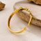 BA-GH1135, Elegant Stainless Steel Bangle Bracelet – Women’s Jewelry
