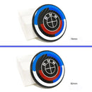 BM-82-UNS, Ø82mm Universal BMW Emblem Badge (Aftermarket,Non-OEM Replacement) | Adhesive