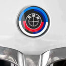 BM-82-UNS, Ø82mm Universal BMW Emblem Badge (Aftermarket,Non-OEM Replacement) | Adhesive