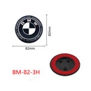 BM-82-3H, Ø82mm Badge Emblem Compatible with BMW 3-Hole Fitment / Aftermarket,Non-OEM Replacement