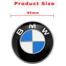 BM-95-3P, Ø95mm Badge Emblem Compatible with BMW 3-Pin Fitment / Aftermarket,Non-OEM Replacement