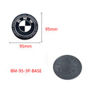 BM-95-3P, Ø95mm Badge Emblem Compatible with BMW 3-Pin Fitment / Aftermarket,Non-OEM Replacement