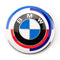 BMW-50Y-81-2H, BMW 50th Anniversary Edition Bonnet Emblem With 2 Holes