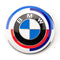 BMW-50Y-82-3H, Ø82mm BMW 50th Anniversary Edition Bonnet & Trunk Emblem With 3 Holes