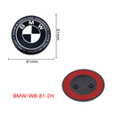 BMW-WB-81-2H, BMW Black Edition Bonnet Emblem With 2 Holes