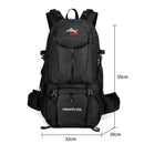 BP-8022-50L-BK, 50L Large Capacity Outdoor Hiking Backpack – Travel, Camping & Sports Bag-imix sport