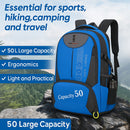 BP-820, 50L Large Capacity Outdoor Hiking Backpack – Travel, Camping & Sports Bag-imix home