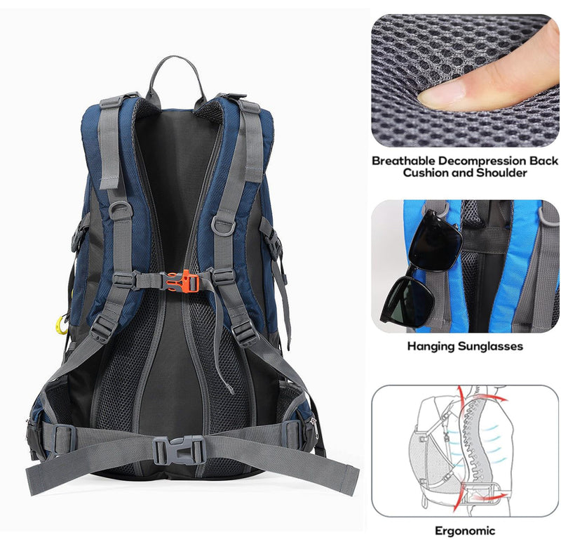 BP-820, 50L Large Capacity Outdoor Hiking Backpack – Travel, Camping & Sports Bag-imix home
